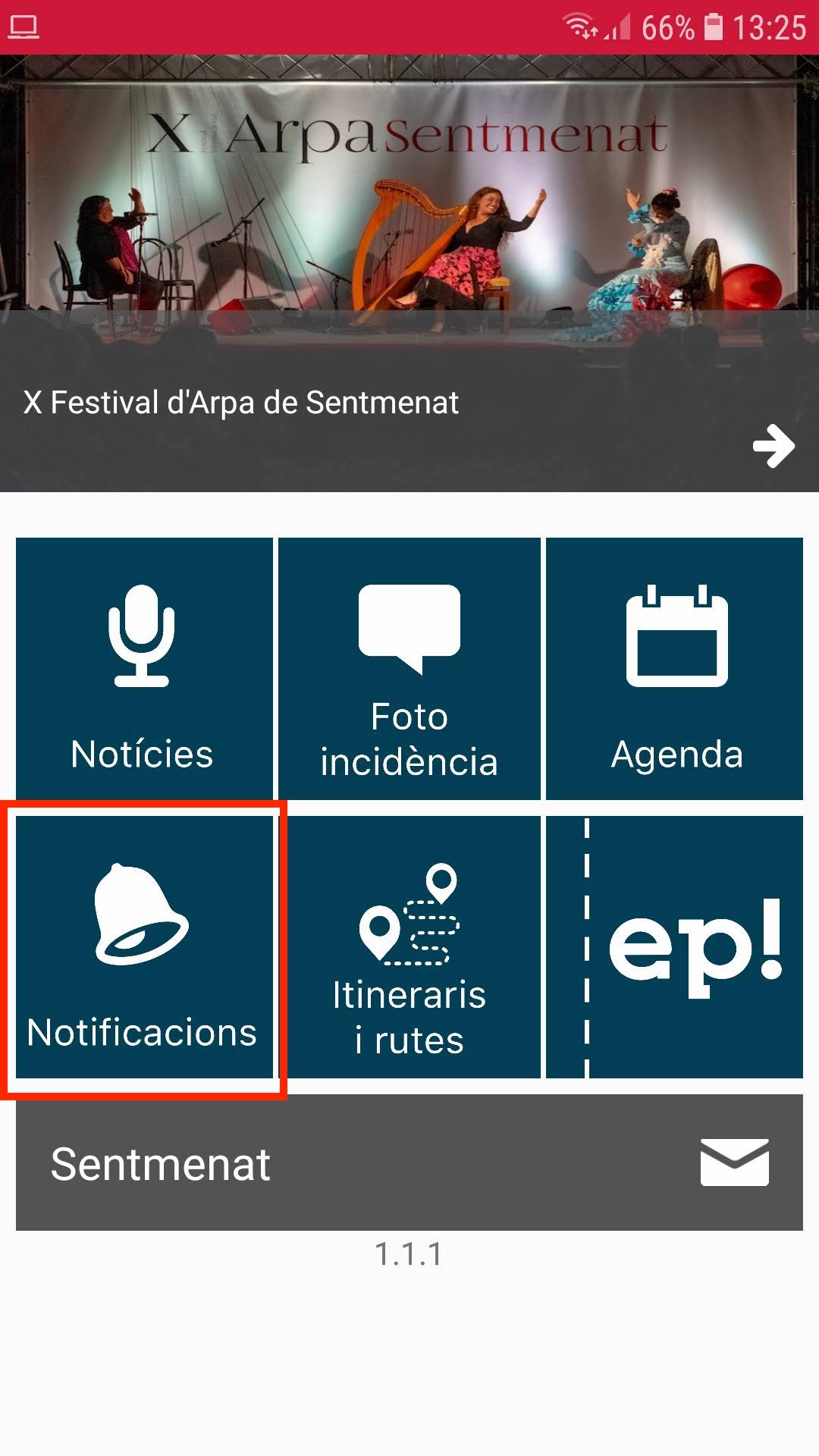 notificaciones/avisos appvisador city