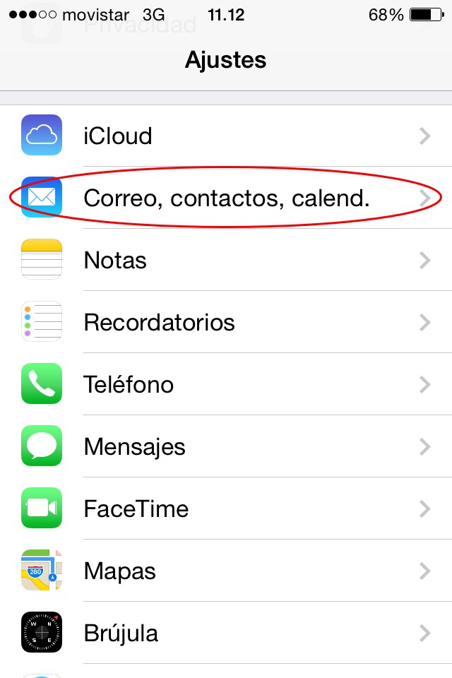 Cómo configurar el correo en un iPhone Perception diseño web Granollers