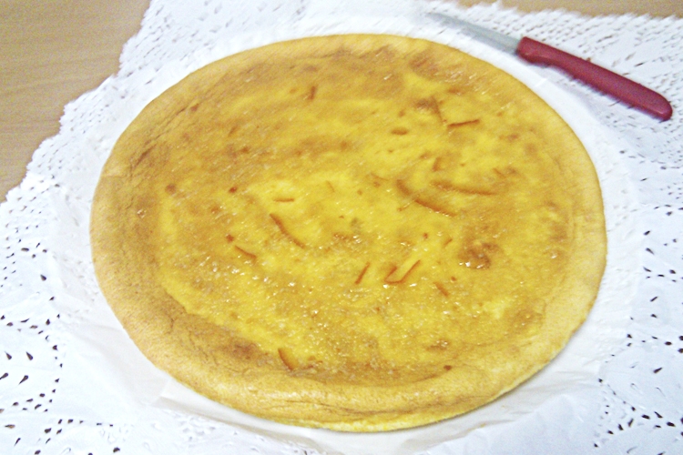 Pastel de naranja y coco